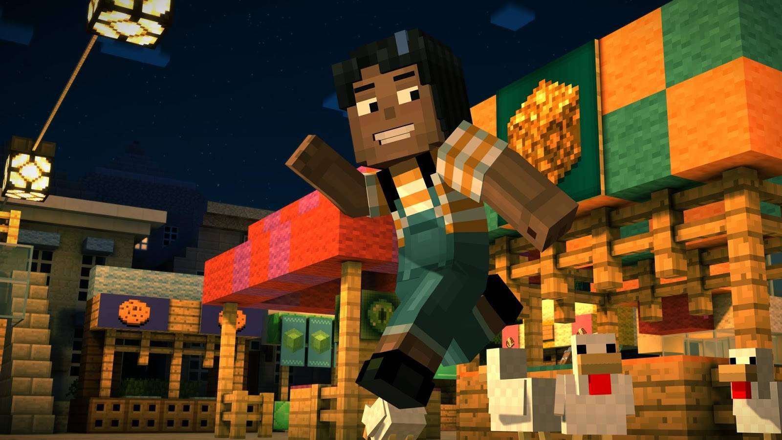 Minecraft story mode кто озвучивал